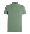 Polo Ralph Lauren Cotton Mesh Custom Fit Polo Shirt In Green