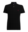 Polo Ralph Lauren Slim Fit Polo Shirt With Classic Collar In Black