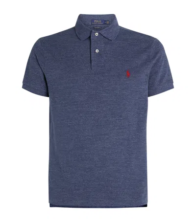 POLO RALPH LAUREN COTTON MESH CUSTOM-FIT POLO SHIRT