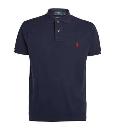 POLO RALPH LAUREN COTTON MESH CUSTOM-FIT POLO SHIRT