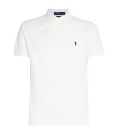 POLO RALPH LAUREN COTTON MESH CUSTOM-FIT POLO SHIRT