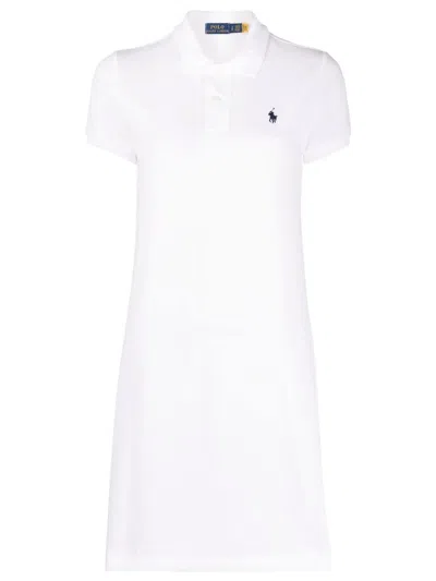 Polo Ralph Lauren Cotton Mesh Polo Dress In Multi