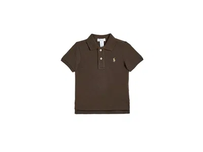 Polo Ralph Lauren Kids' Cotton Mesh Polo Shirt (infant) Boy's Clothing Nutmeg Brown: 3 Months