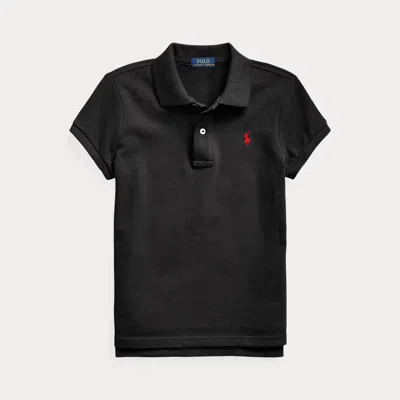 Polo Ralph Lauren Kids' Cotton Mesh Polo Shirt In Polo Black
