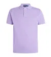 Polo Ralph Lauren Man Polo Shirt Lilac Size Xxl Cotton In Purple