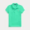 Polo Ralph Lauren Kids' Cotton Mesh Polo Shirt In Sunset Green