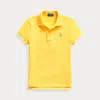 Polo Ralph Lauren Kids' Cotton Mesh Polo Shirt In Yellowfin