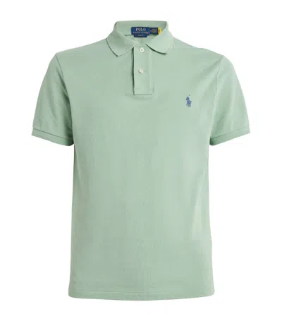 Polo Ralph Lauren Cotton Mesh Slim-fit Polo Shirt In Green