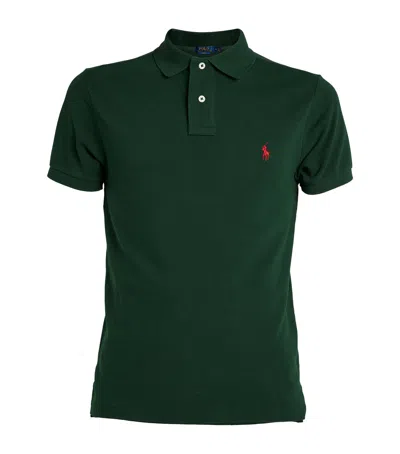 POLO RALPH LAUREN COTTON MESH SLIM-FIT POLO SHIRT