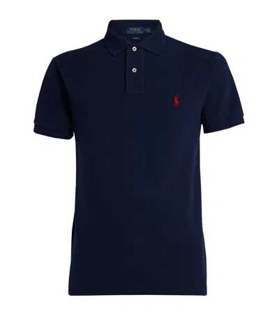 POLO RALPH LAUREN COTTON MESH SLIM-FIT POLO SHIRT