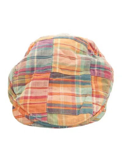 Pre-owned Polo Ralph Lauren Cotton Newsboy Cap In Yellow