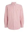 Polo Ralph Lauren Slim-fit Cotton Oxford Shirt In Pink