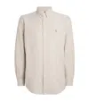 Polo Ralph Lauren Cotton Oxford Shirt In Neutral