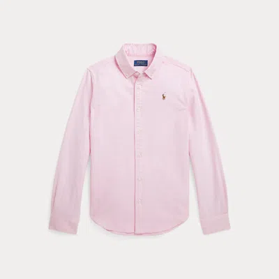 Polo Ralph Lauren Kids' Cotton Oxford Shirt In Deco Pink
