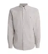 Polo Ralph Lauren Cotton Oxford Shirt In Gray