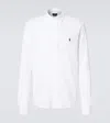 Polo Ralph Lauren Embroidered-logo Cotton Shirt In White