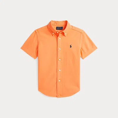 Polo Ralph Lauren Kids' Cotton Oxford Short-sleeve Shirt In Key West