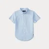 Polo Ralph Lauren Kids' Cotton Oxford Uniform Shirt In Blue