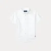 Polo Ralph Lauren Cotton Oxford Short-sleeve Uniform Shirt In White