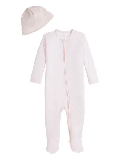 Polo Ralph Lauren Babies' Cotton Pajamas Set In Pink