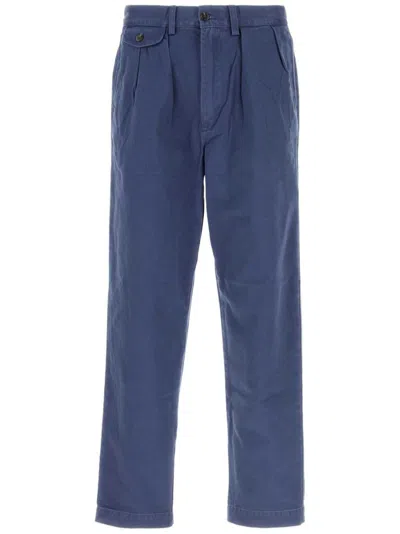 Polo Ralph Lauren Cotton Pants In Blue