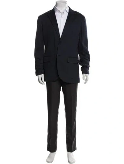 Pre-owned Polo Ralph Lauren Cotton Patterned Two-piece Suit In Blue