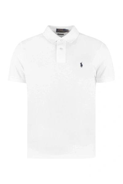 Polo Ralph Lauren Cotton-piqu Olo Shirt In White