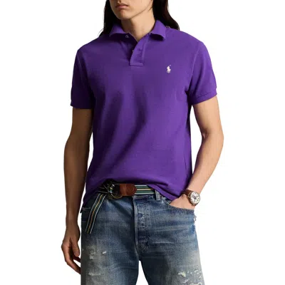 Polo Ralph Lauren Cotton Piqué Polo In Purple Cactus