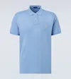 Polo Ralph Lauren Cotton Polo Shirt With Logo In Blue