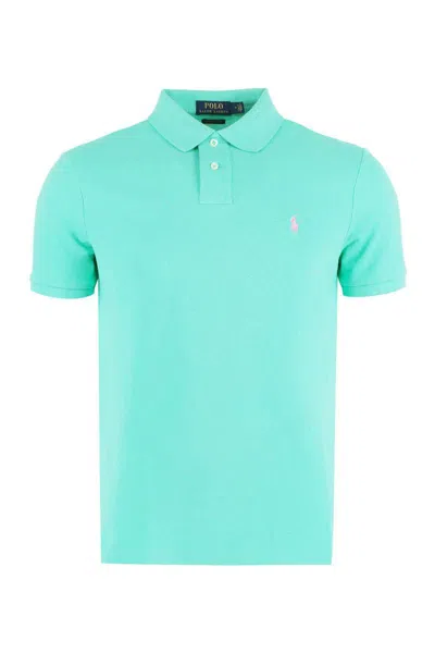 Polo Ralph Lauren Cotton-piqué Polo Shirt In Purple