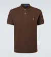 Polo Ralph Lauren Ralph Lauren Soft Cotton Polo Shirt In Brown
