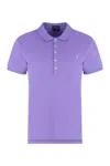 Polo Ralph Lauren Slim Fit Stretch Polo Shirt In Purple