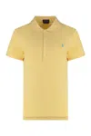 Polo Ralph Lauren Ralph Lauren Julie Logo-embroidered Polo Shirt In Yellow