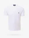 Polo Ralph Lauren Logo Embroidered Polo T-shirt In White