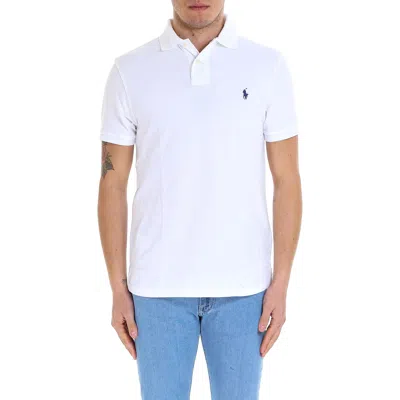 Polo Ralph Lauren Cotton Piquet Polo Shirt In White