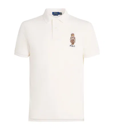 POLO RALPH LAUREN COTTON POLO BEAR POLO SHIRT
