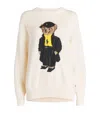 Polo Ralph Lauren Cotton Polo Bear Sweater In Neutral