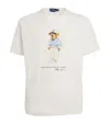 Polo Ralph Lauren White Polo Bear T-shirt Custom Slim-fit In White