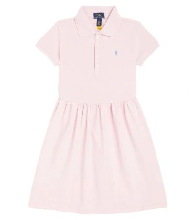 Polo Ralph Lauren Kids' Cotton Polo Dress In Pink