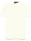 Polo Ralph Lauren Cotton Polo In Pastel Yellow With Logo