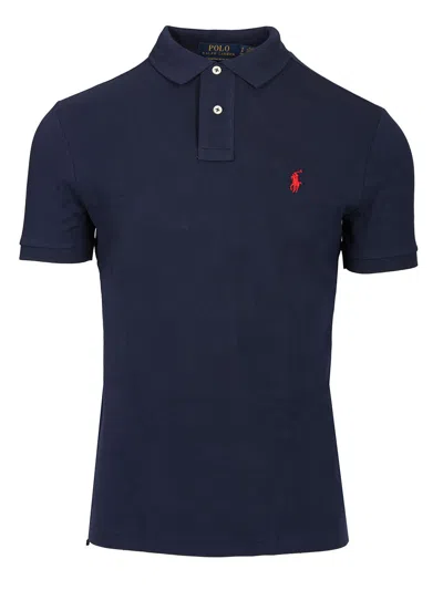Polo Ralph Lauren Slim Fit Classic Polo Shirt Clothing In Blue