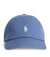 Polo Ralph Lauren Cotton Polo Pony Baseball Cap In Blue