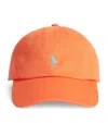 Polo Ralph Lauren Cotton Polo Pony Baseball Cap In Orange