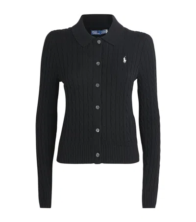 Polo Ralph Lauren Cotton Polo Pony Cable-knit Cardigan