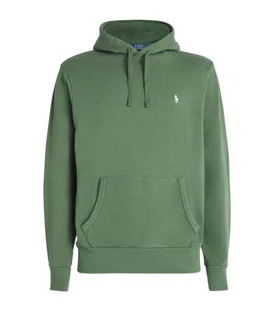 Polo Ralph Lauren Cotton Polo Pony Hoodie In Green