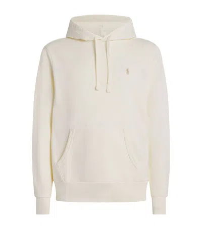 Polo Ralph Lauren Cotton Polo Pony Hoodie In Neutral