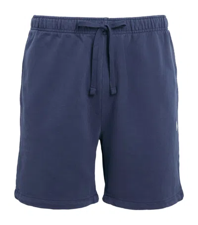 Polo Ralph Lauren Cotton Polo Pony Logo Shorts In Blue