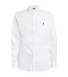Polo Ralph Lauren Embroidered-logo Cotton Shirt In White
