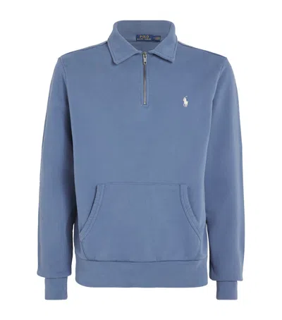 Polo Ralph Lauren Cotton Polo Pony Sweater In Blue