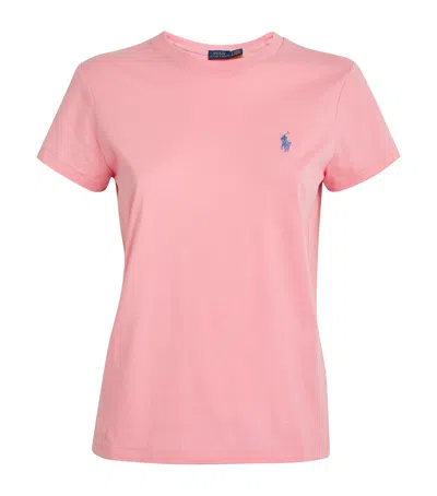 Polo Ralph Lauren Cotton Polo Pony T-shirt In Pink